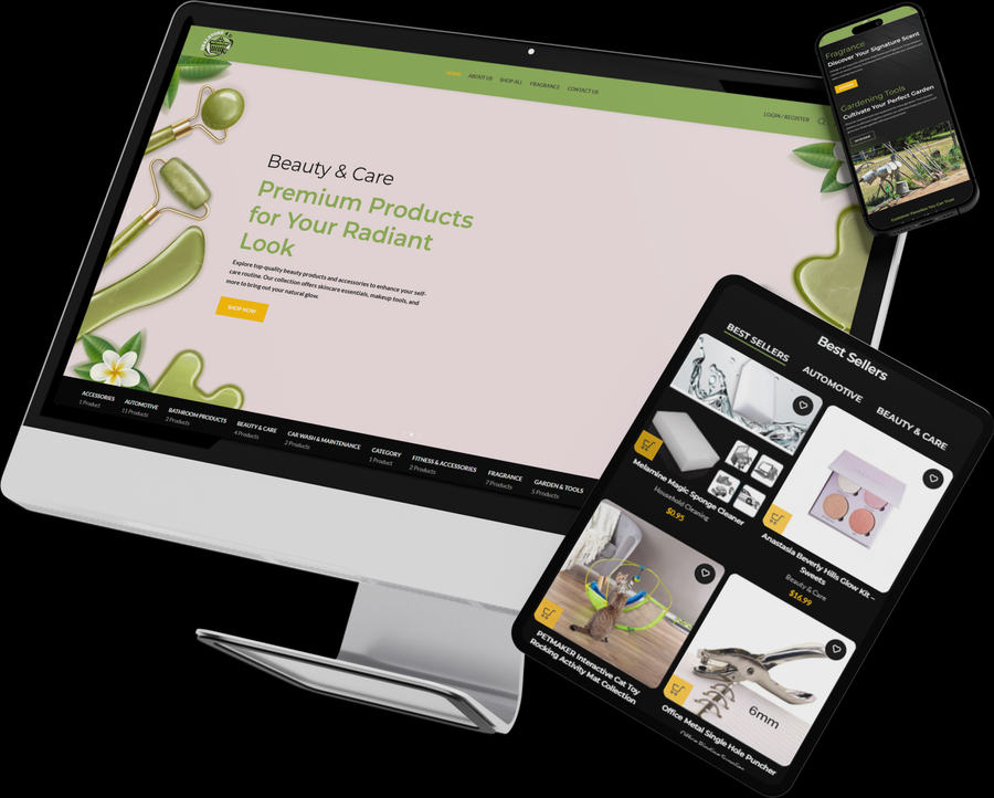 DealStore4u website screens
